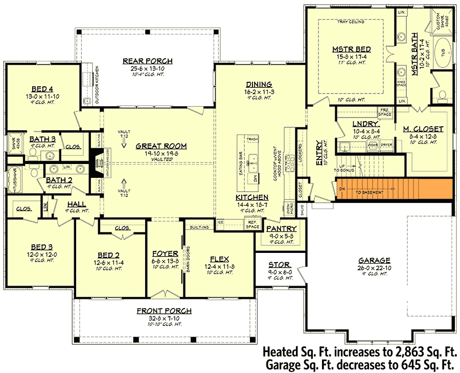 Optional Basement Stairs