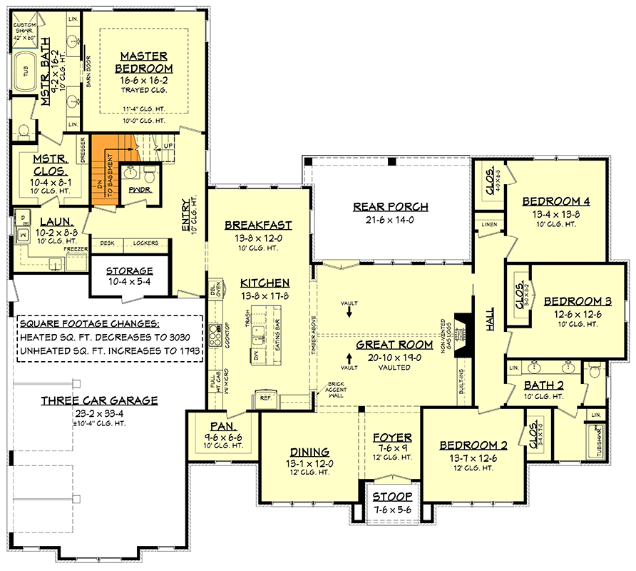 Basement Stairs Location