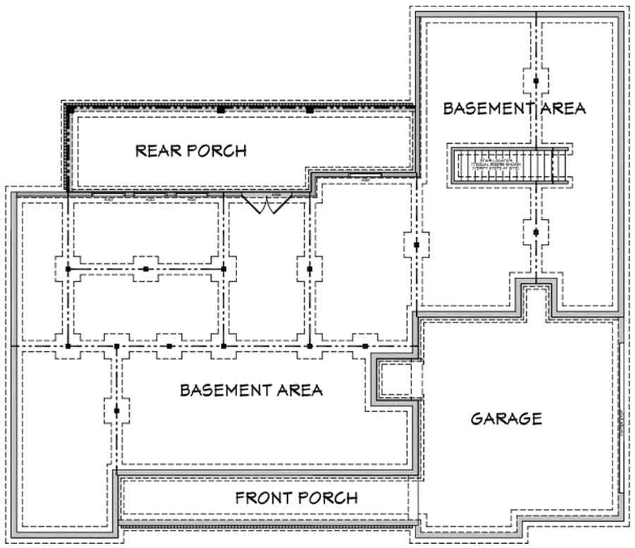Unfinished Walkout Basement