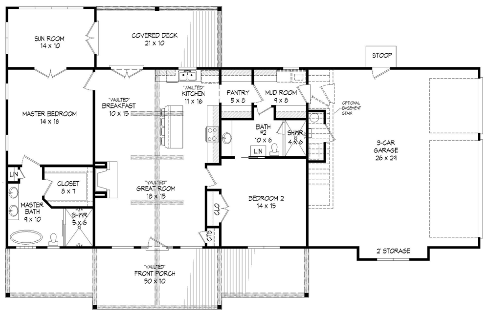Basement Stairs Location