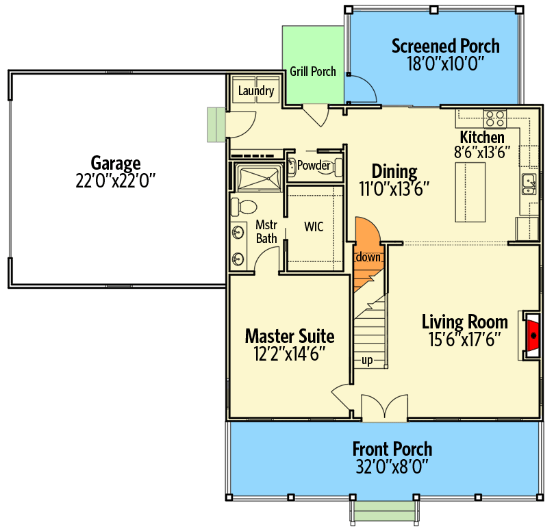 Main Floor - Basement Version