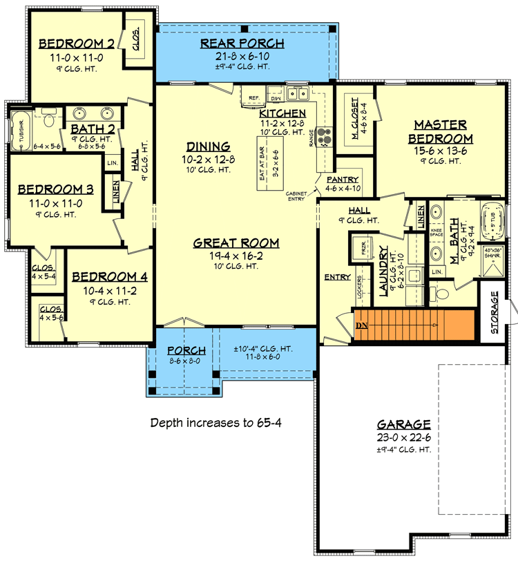 Main Level - Basement Foundation Option