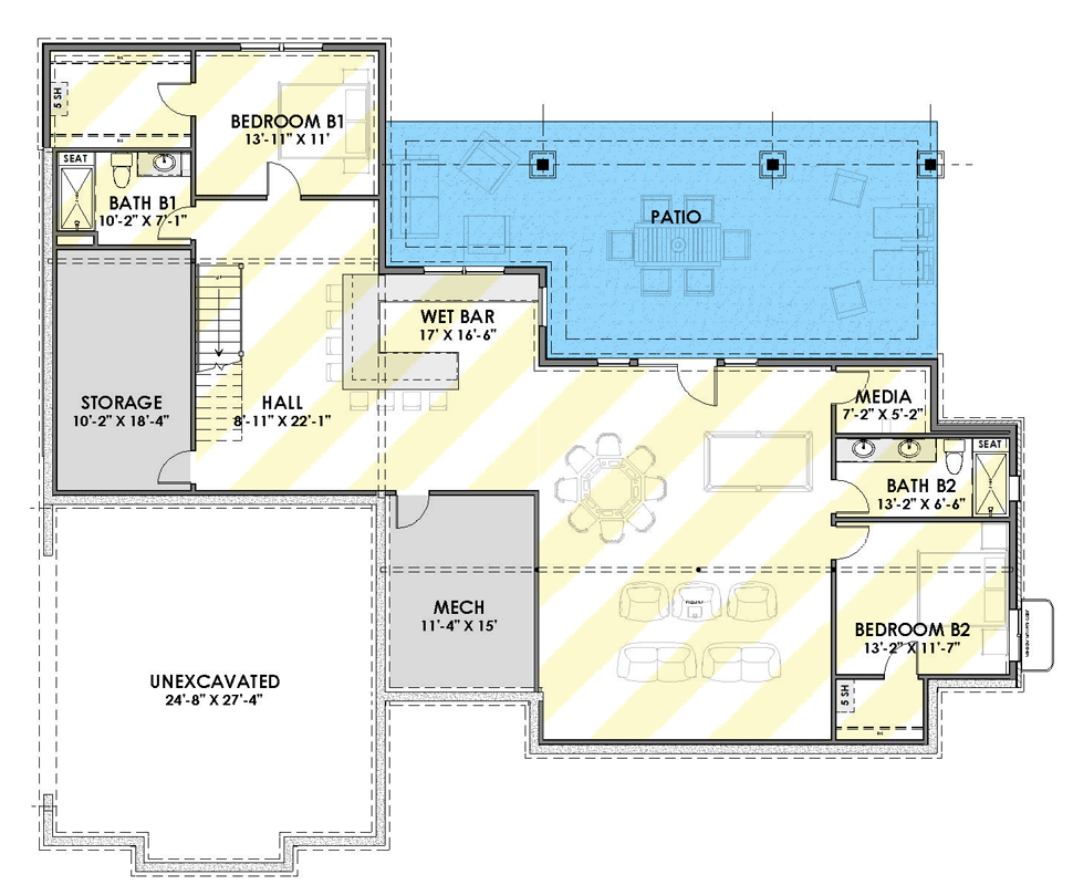 Optionally Finished Lower Level