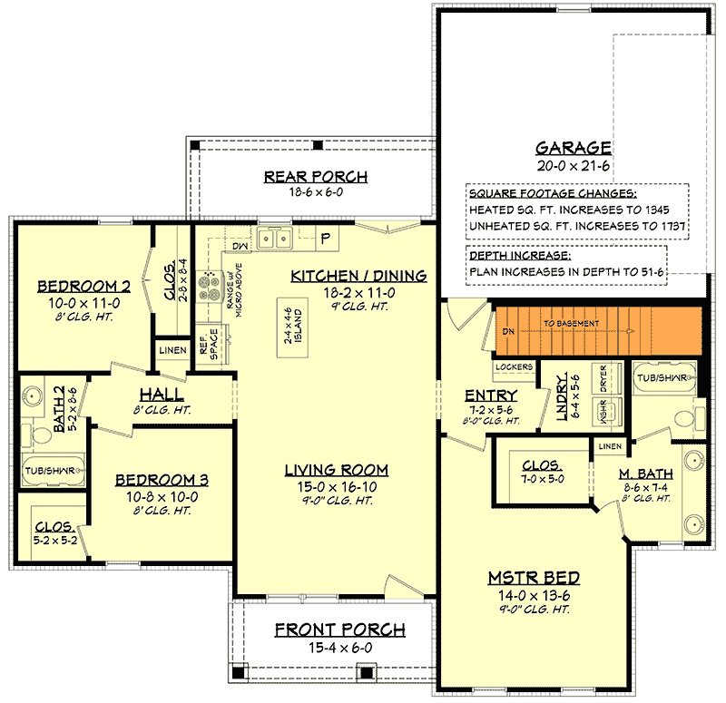 Optional Basement Stairs