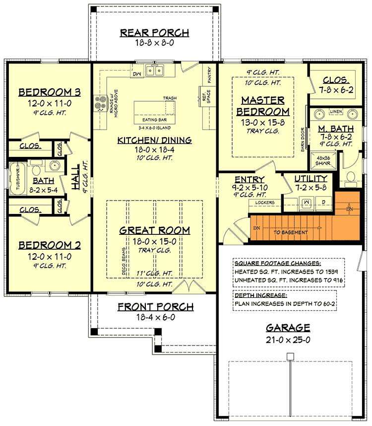 Main Level - Basement Version