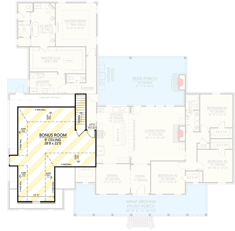 Bonus (adds 811 sq. ft.)