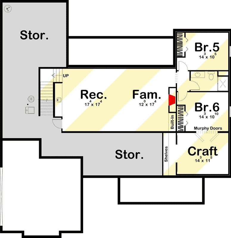 Optional Lower Level Layout ($ Paid Option)