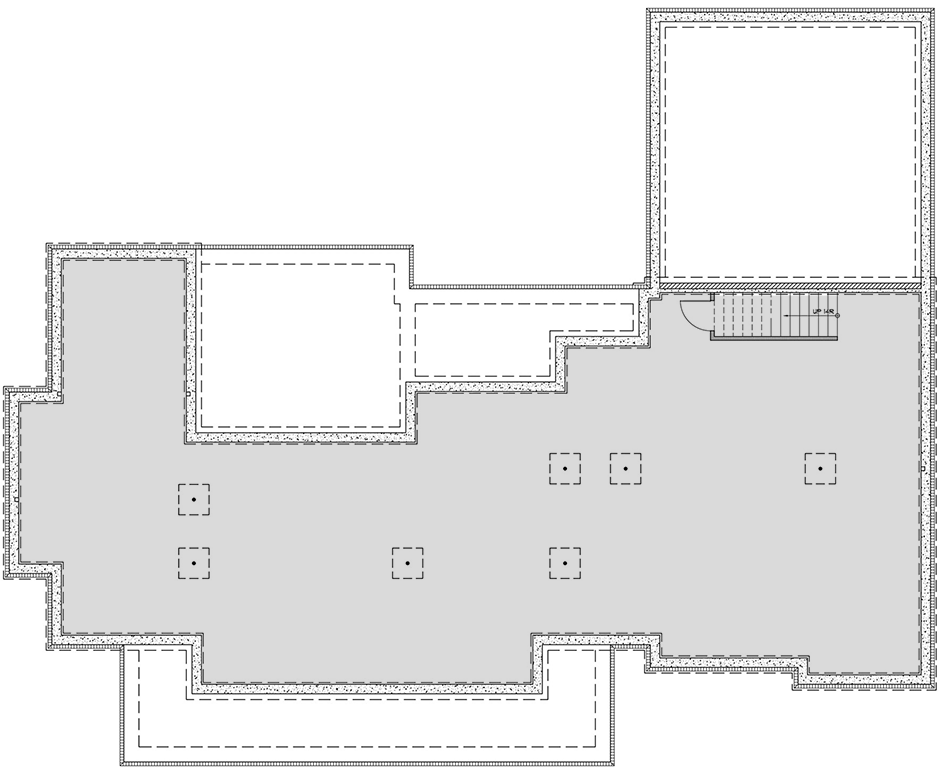 Unfinished Lower Level Layout