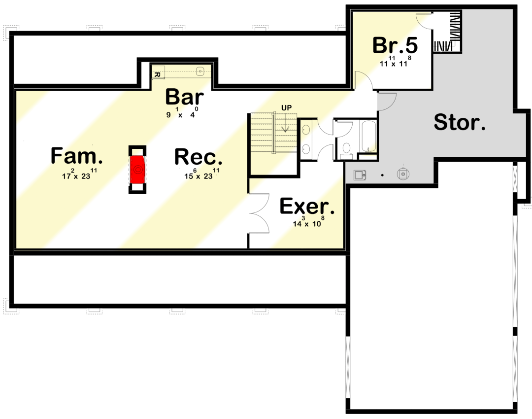 Optional Lower Level Layout ($ Paid Option)