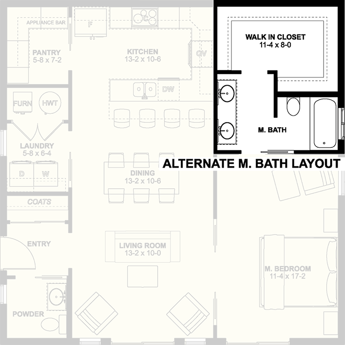 Optional Master Bath