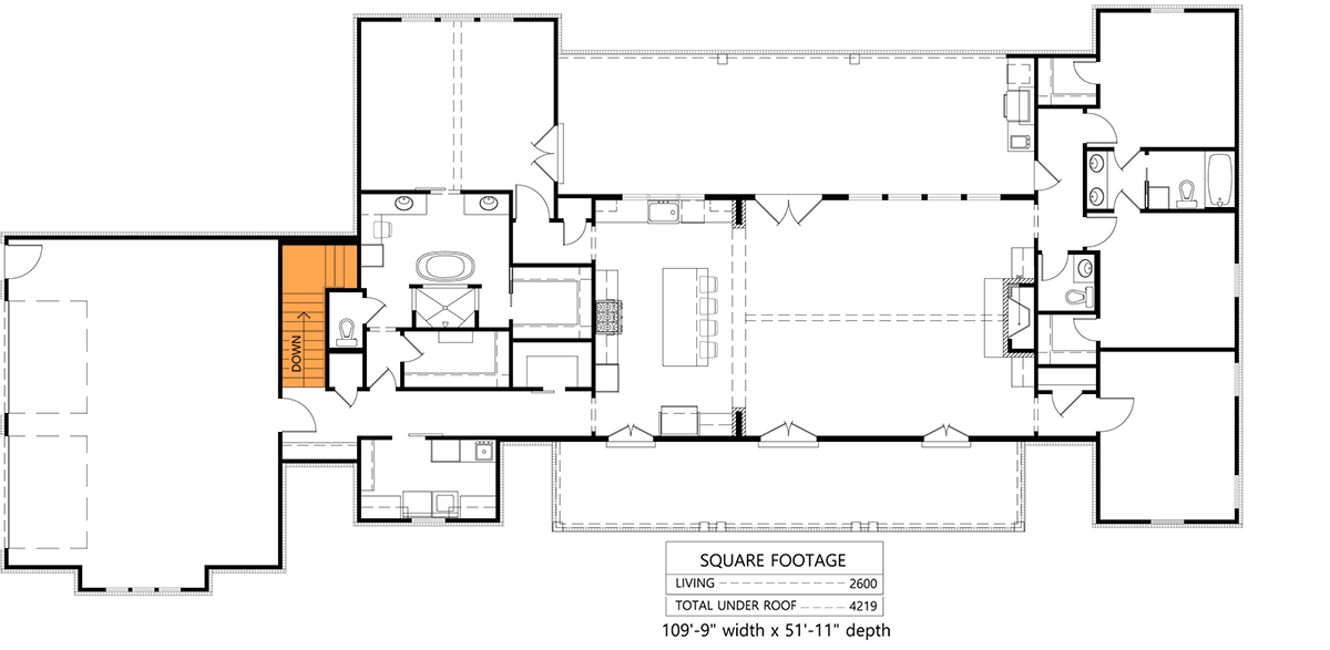 Main Floor - Basement Stairs Location