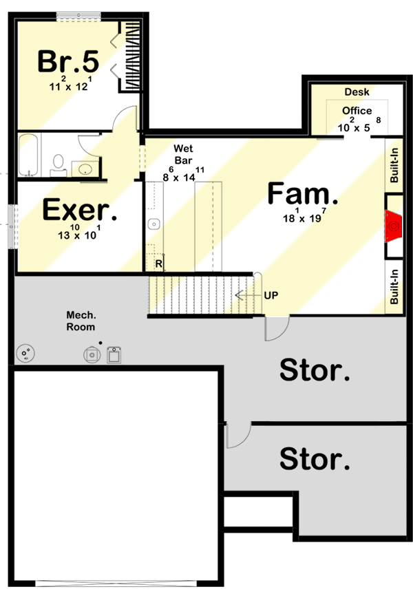 Optional Lower Level Layout ($ Paid Option)