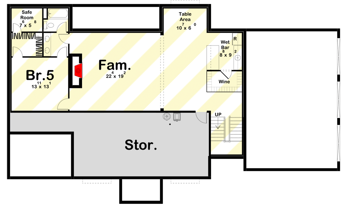 Optional Lower Level Layout ($ Paid Option)