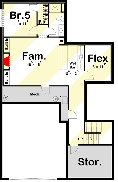 Optional Lower Level Layout ($ Paid Option)
