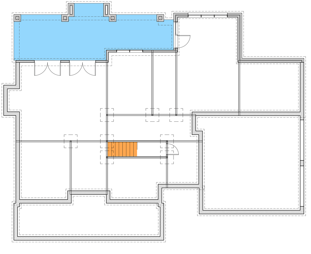 Unfinished Lower Level