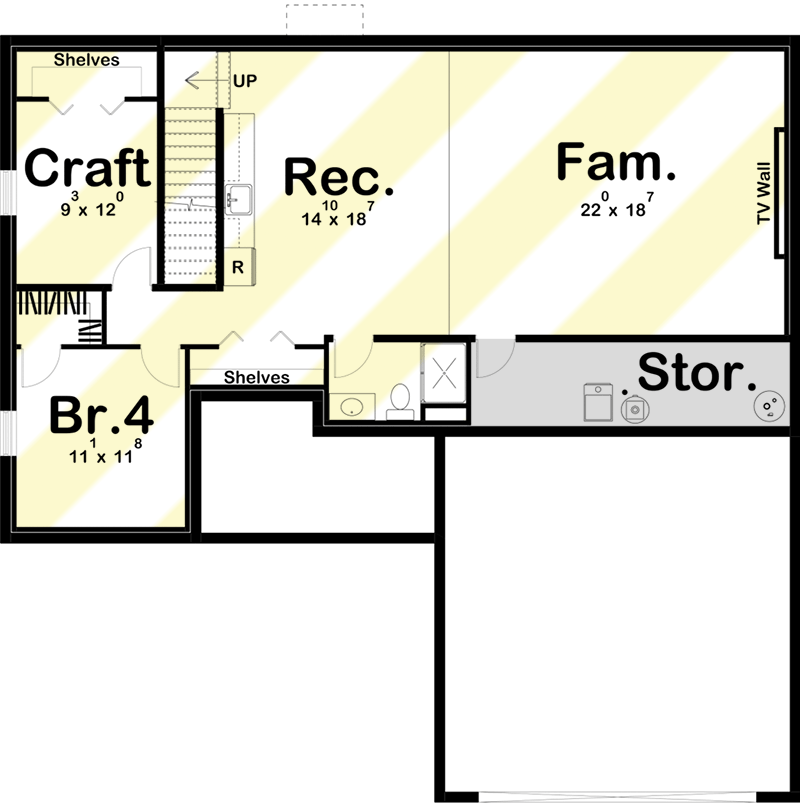 Optional Lower Level Layout ($ Paid Option)