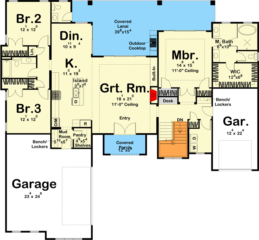 Main Floor - Basement Version