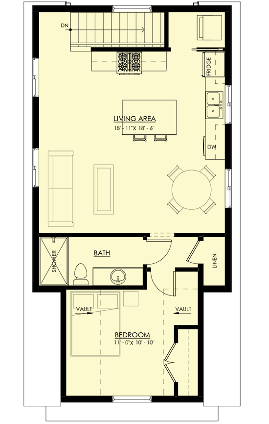Optional Second Floor (699 Square Feet)