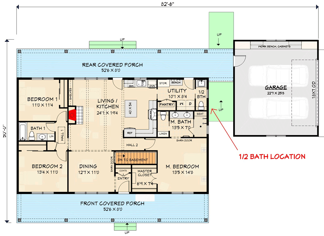 Main Level - Basement Version