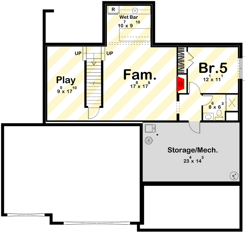 Optional Lower Level Layout ($ Paid Option)