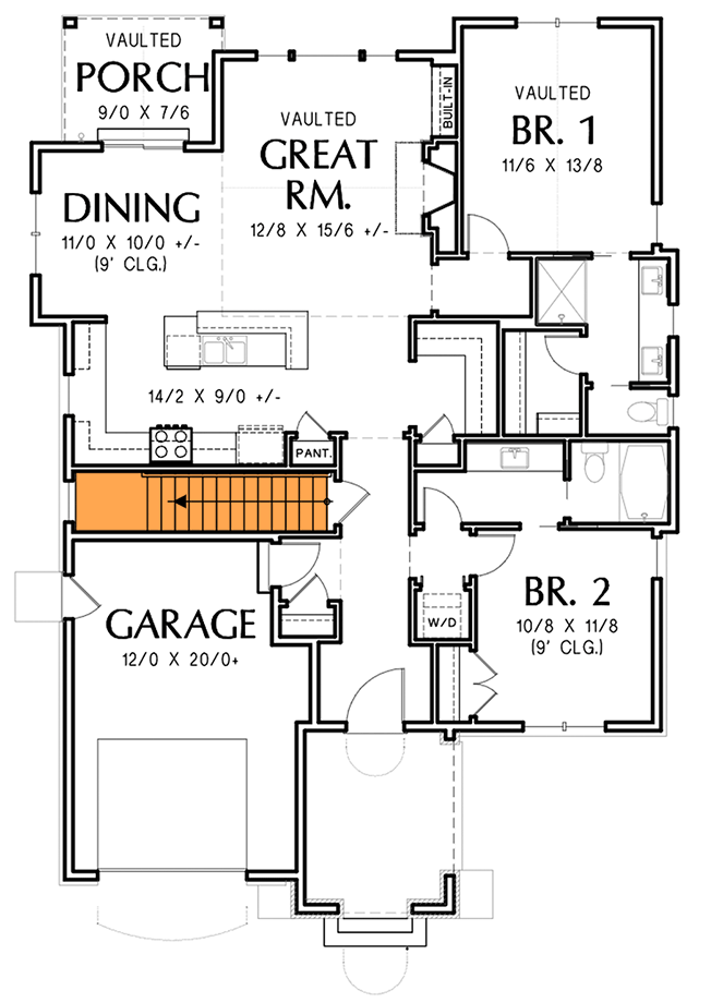 Basement Stairs Location