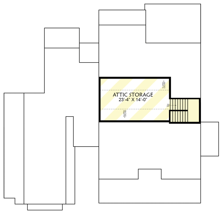 Optionally Finished Walk-up Attic