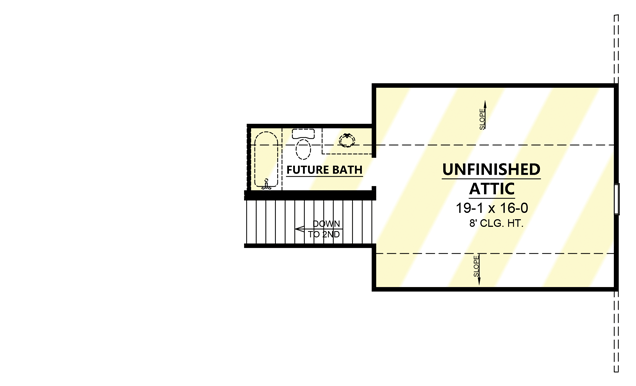 Optionally Finished 3rd Floor