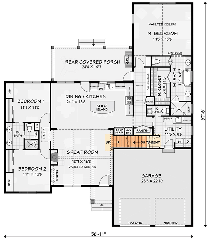 Main Level - Basement Stairs Location