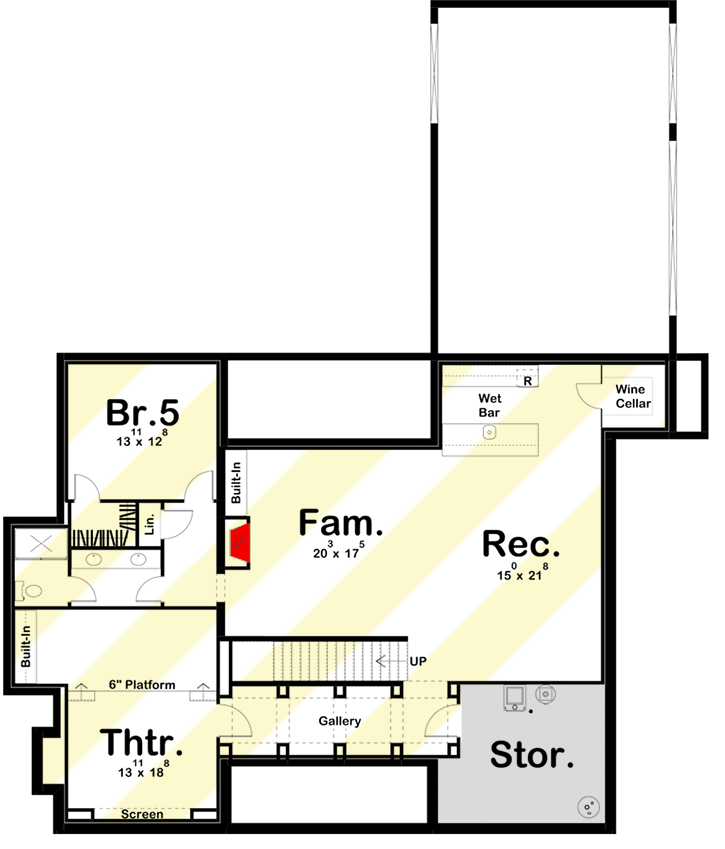 Optional Lower Level Layout ($ Paid Option)