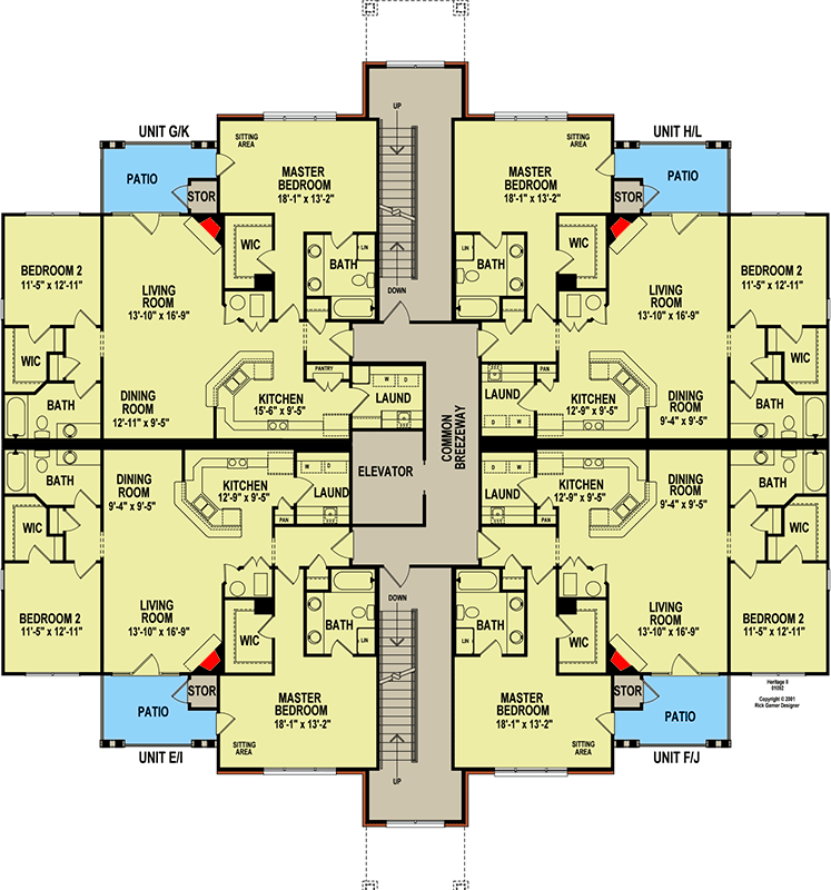 2nd and 3rd Floor Plan