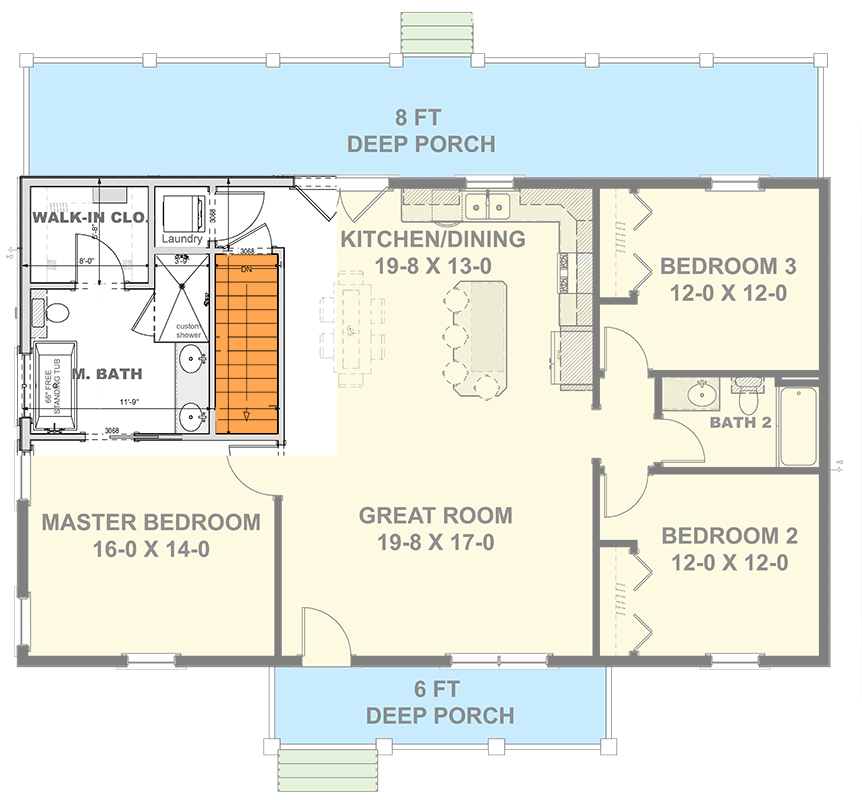 Basement Stairs Location