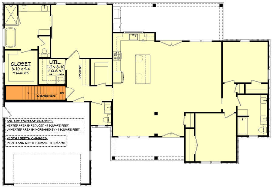 Main Level - Basement Stairs Location