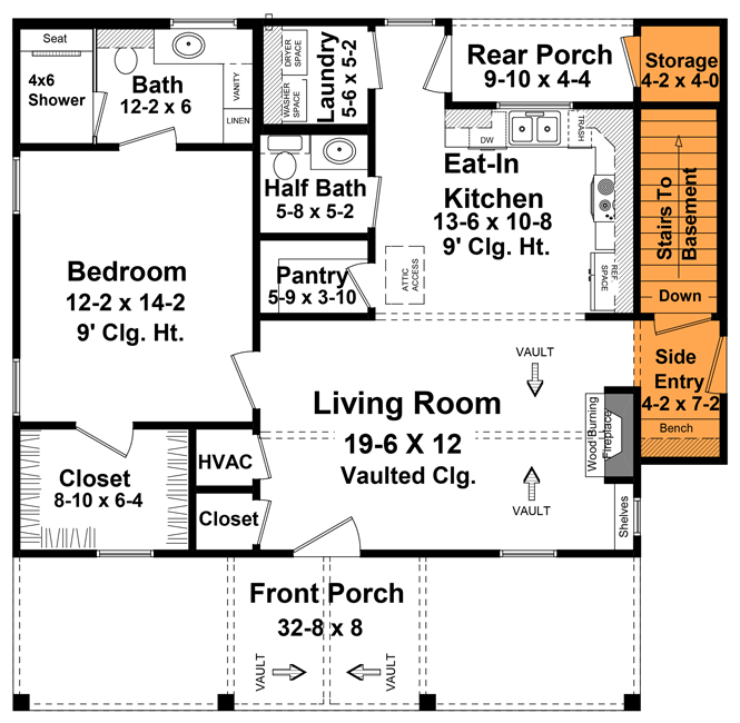 Main Floor - Basement Version
