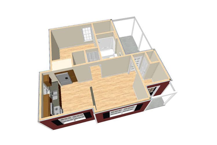 First Floor - Birdseye View
