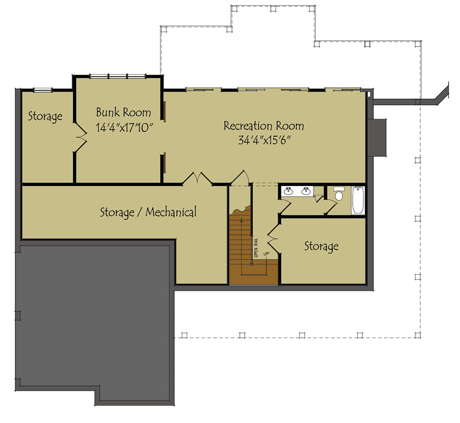 Optionally Finished Lower Level