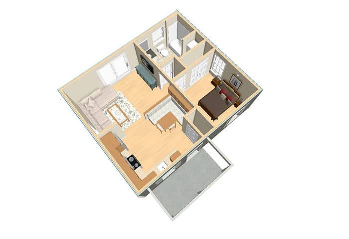 First Floor - Birdseye View