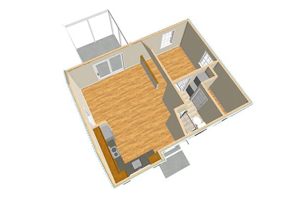 First Floor - Birdseye View