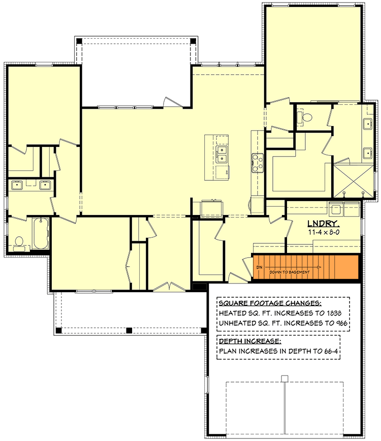 Main Level - Basement Stairs Location