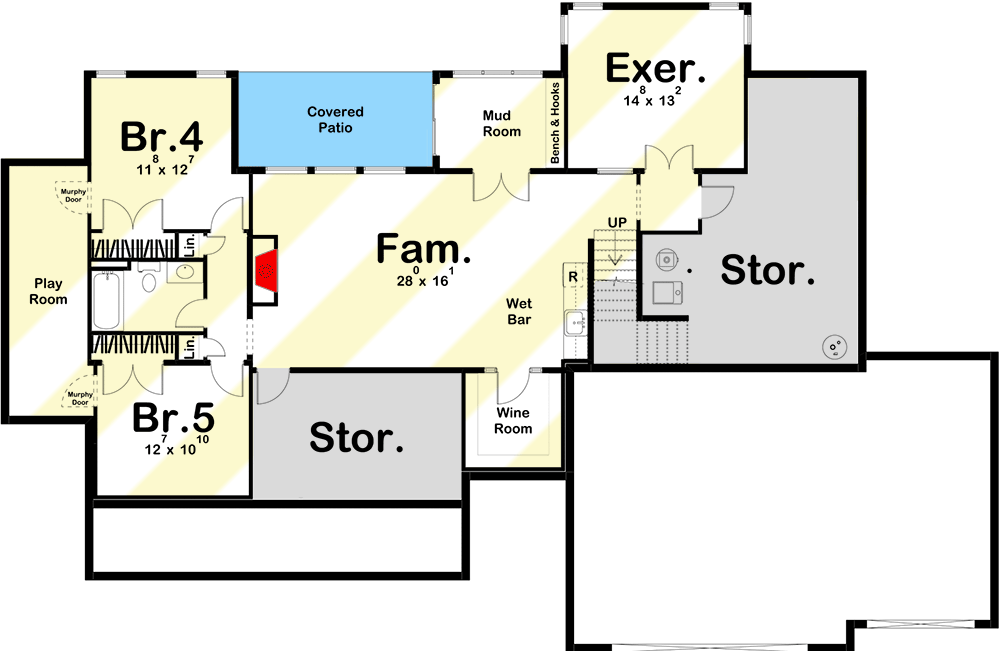 Optional Lower Level Layout ($ Paid Option)