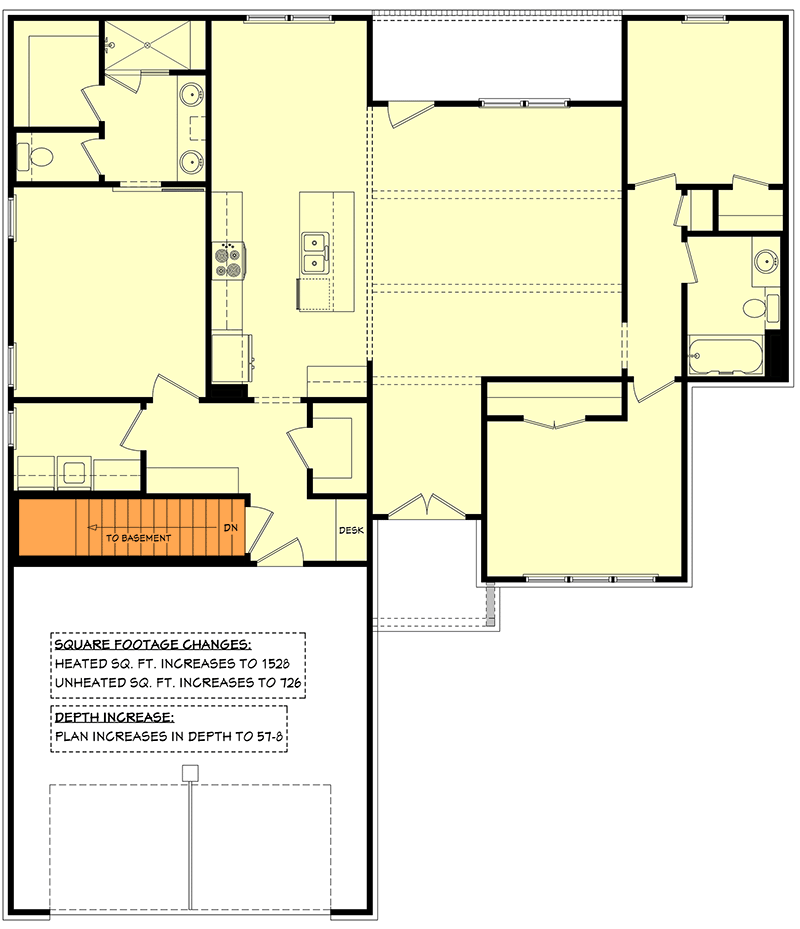 Main Level - Basement Stairs Location