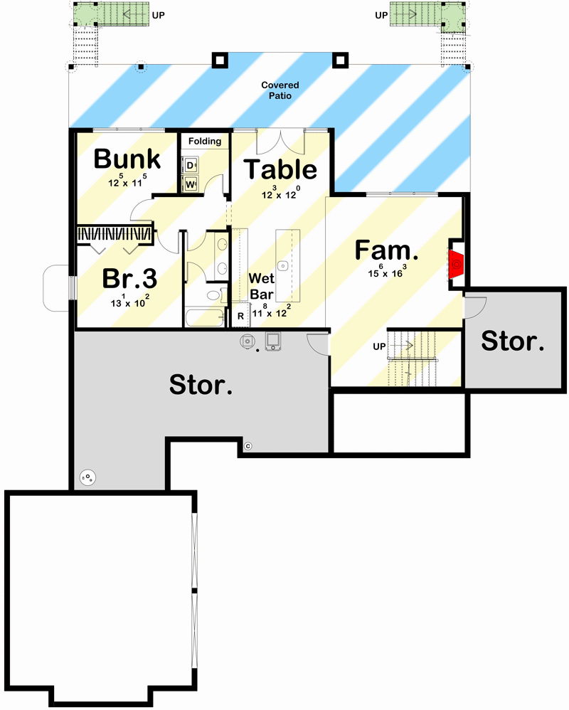 Optional Lower Level Layout ($ Paid Option)
