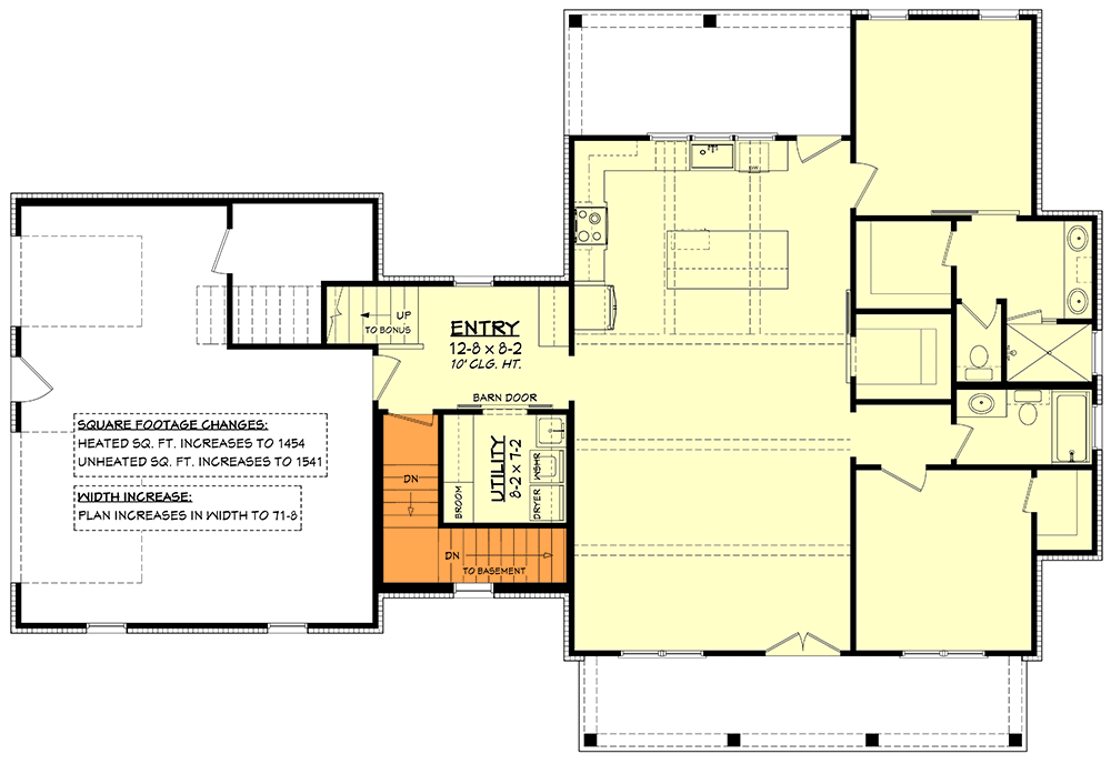 Main Level - Basement Stairs Location