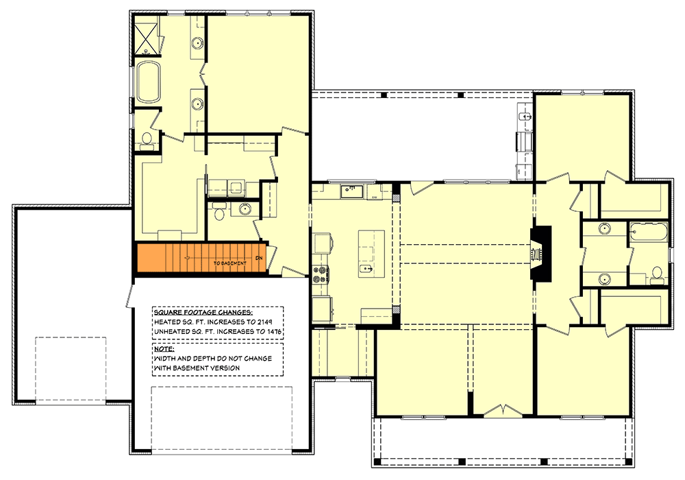 Main Level - Basement Stairs Location
