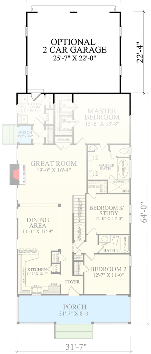 Optional 2-Car Garage