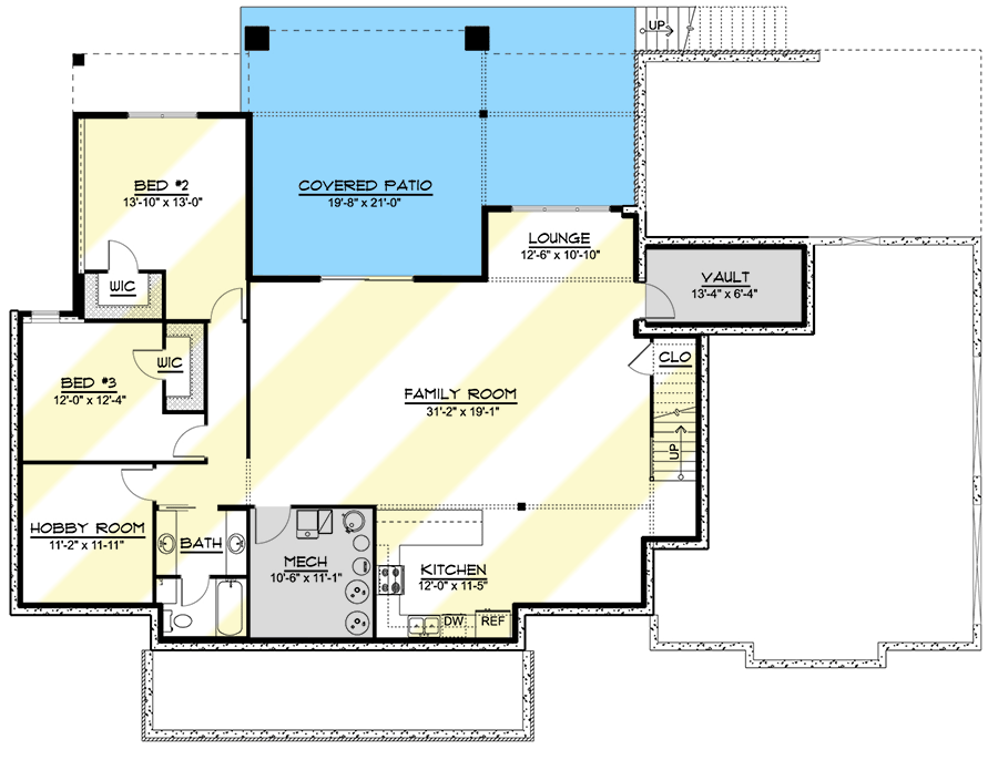 Optionally Finished Lower Level