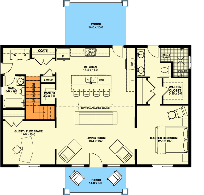 Main Level - Basement Foundation Version