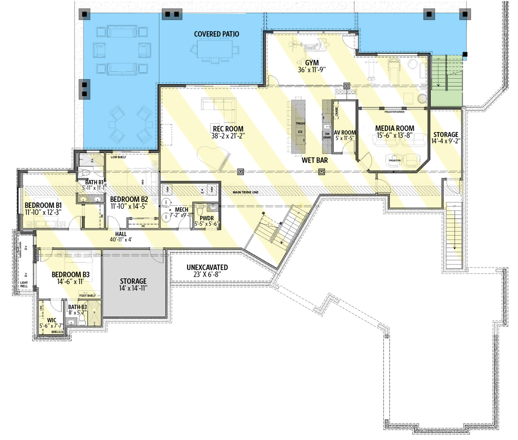 Optionally Finished Lower Level