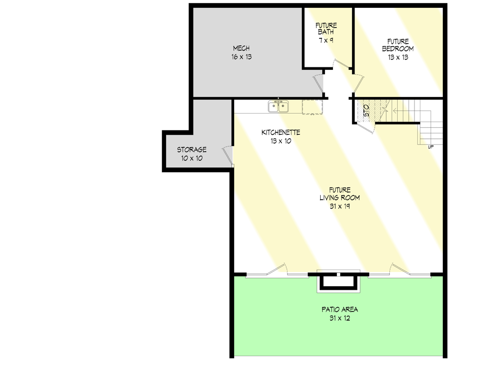 Optionally Finished Lower Level