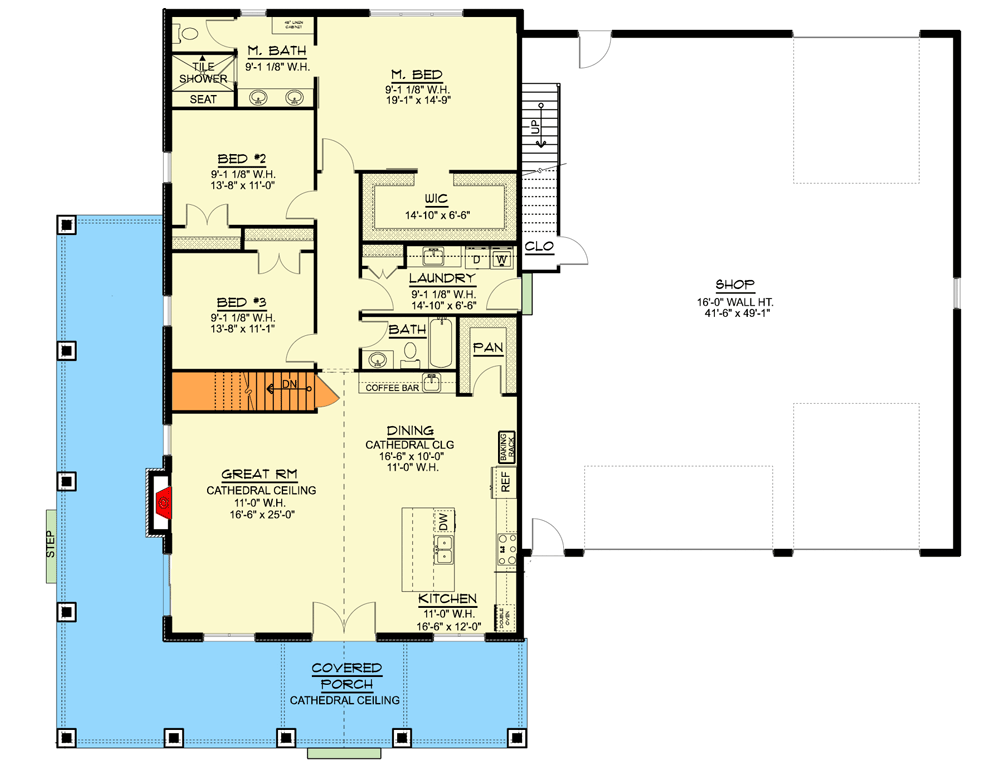 Main Level - Basement Foundation