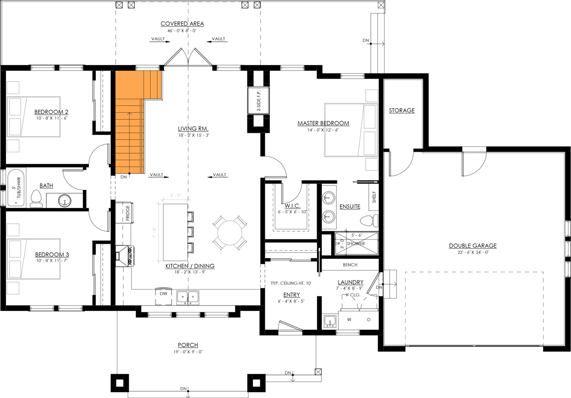 Main Level - Basement Stairs